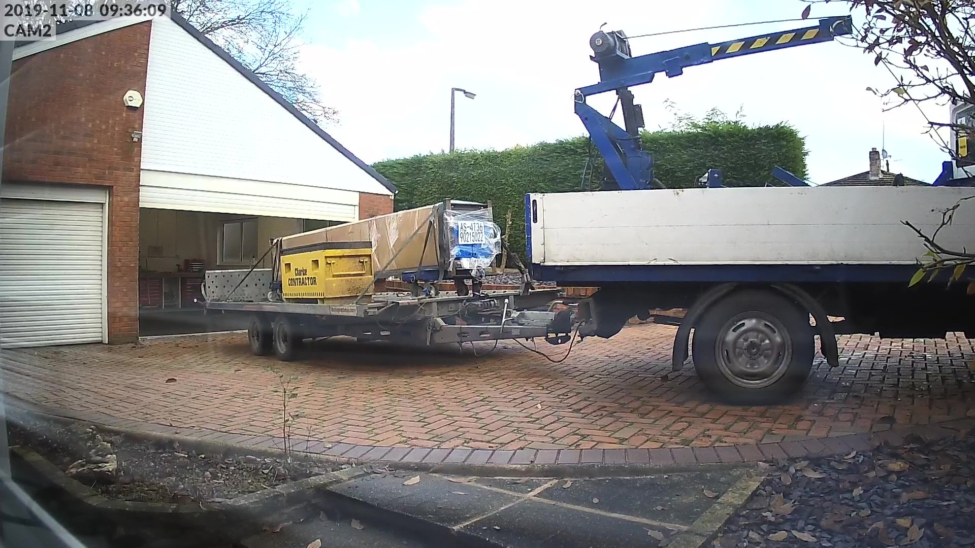 Slightly bigger than an Ikea flat pack.