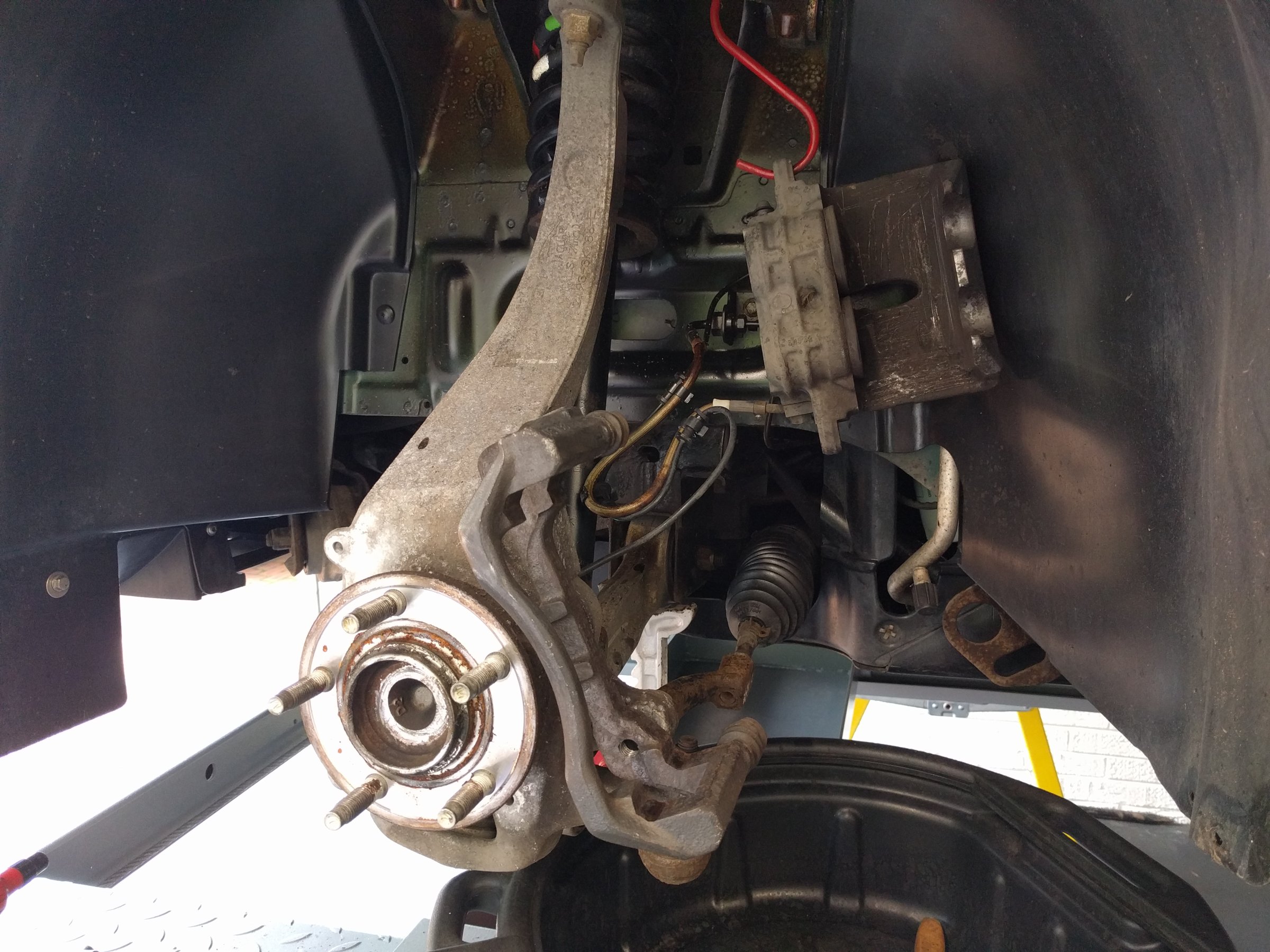 Old Front Components Removed
