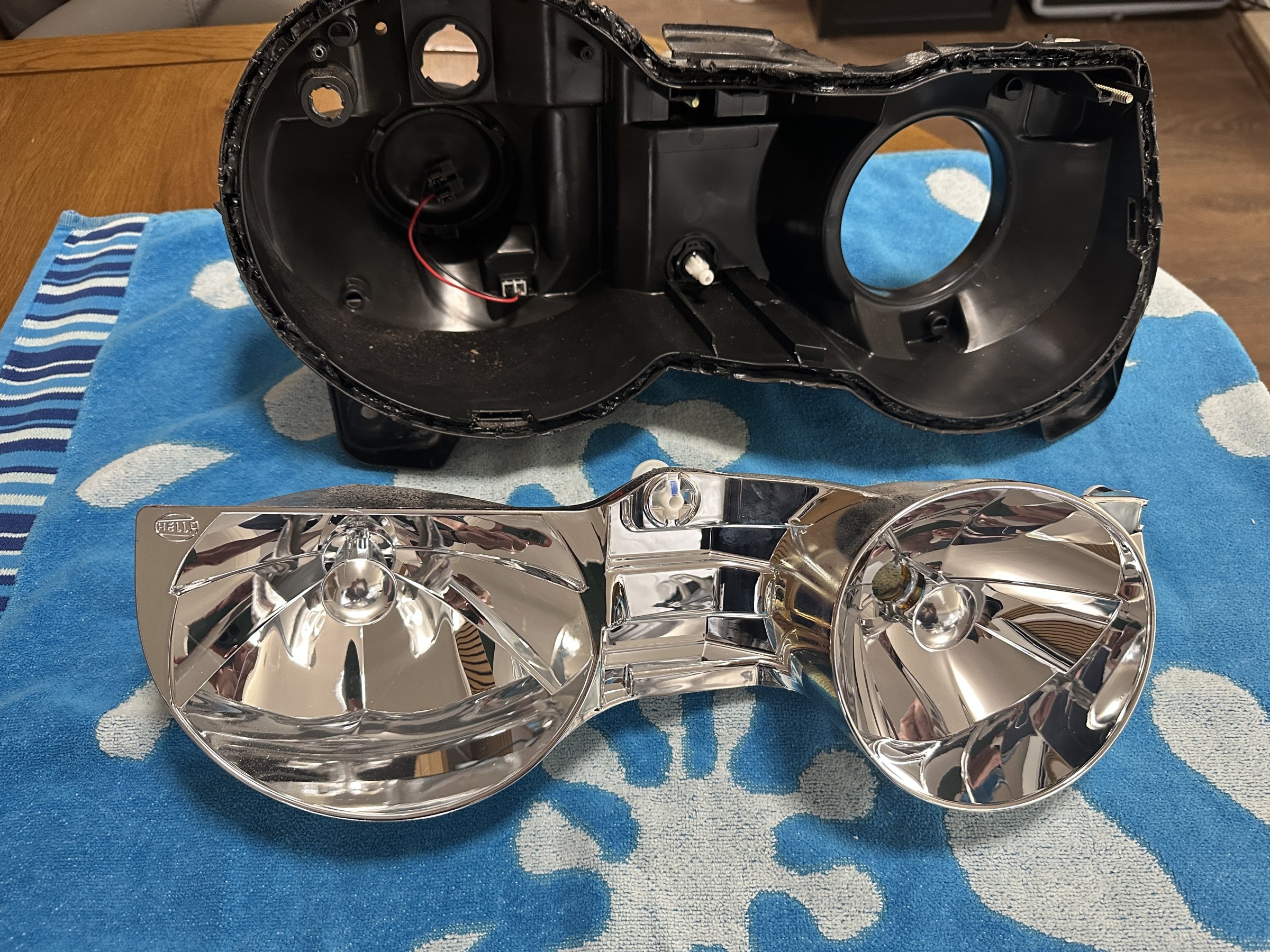 Reflector and Headlamp housing