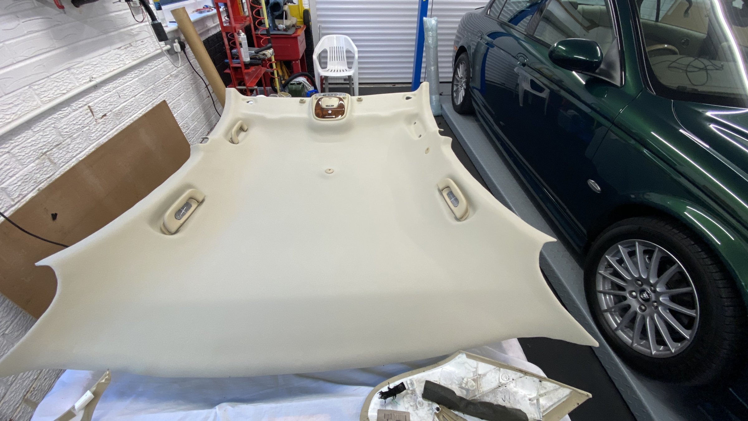 Components test fitted to new headlining