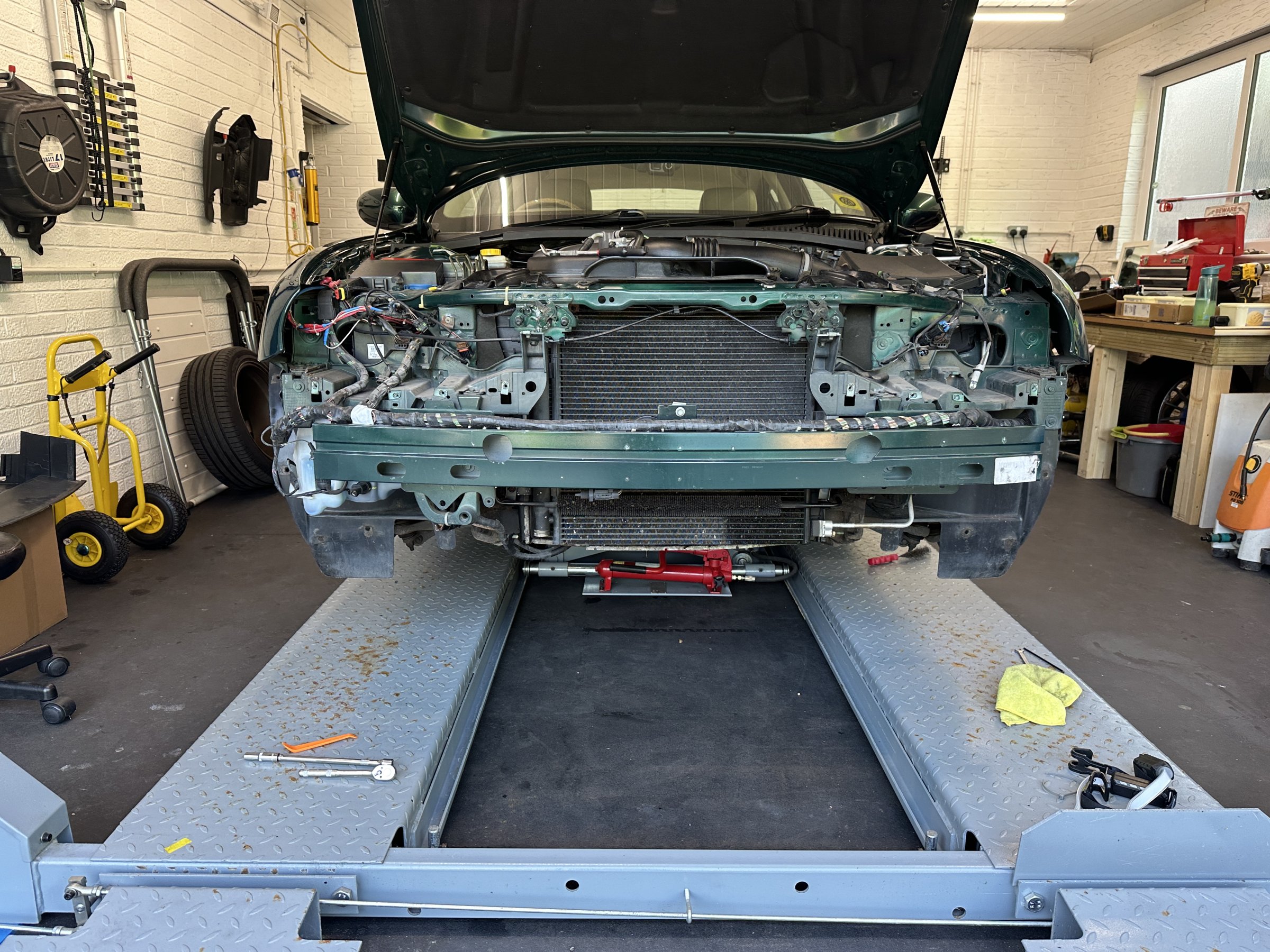 Front End Disassembly underway