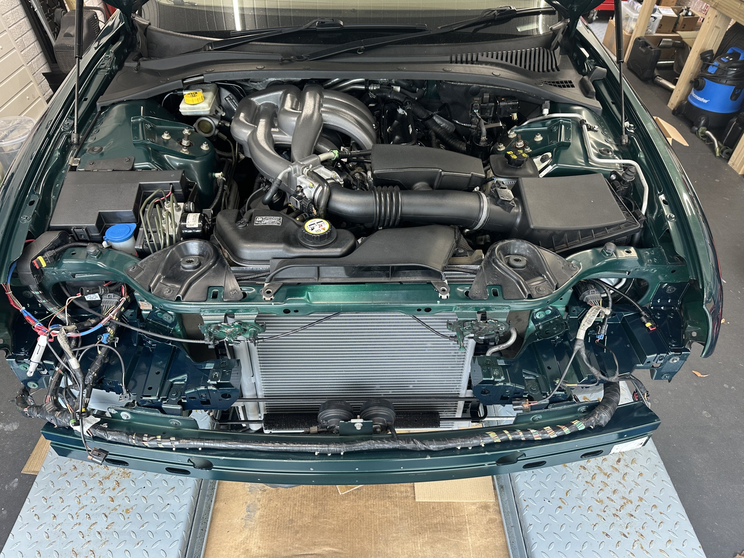 Airbox and MAF system re-fitted